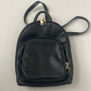 INC International Concepts Black Backpack Purse